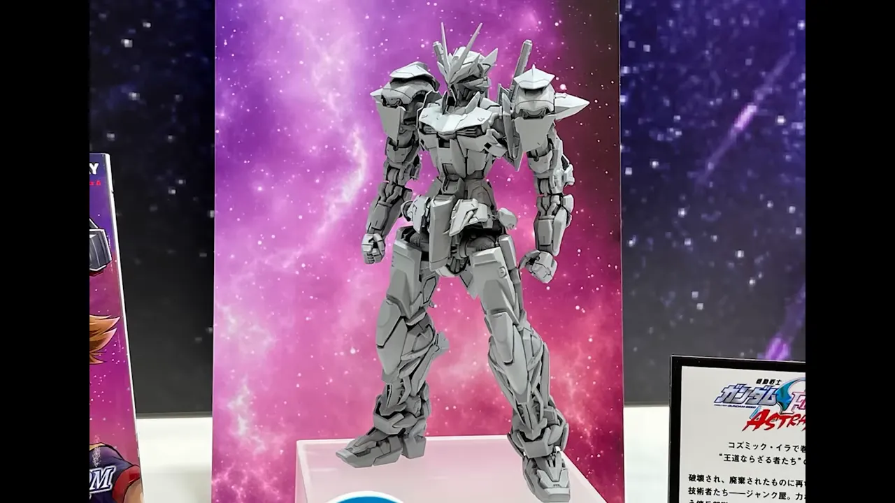 MG Red Frame Astray maquette con manos clásicas